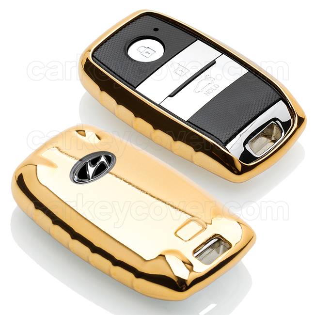 Car key Cover Gold Hyundai Key Covers