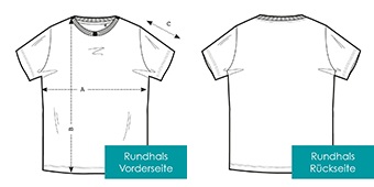 Rundhals T-Shirt Herren