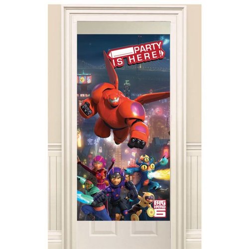 Big hero 6 verjaardag deurposter Big hero 6 verjaardag deurposter
