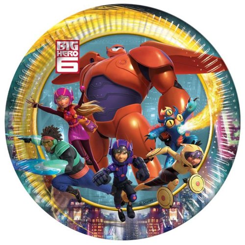 Big hero 6 gebaksbordjes Big hero 6 gebaksbordjes