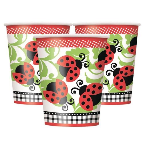 Bekers, Lively Ladybug 8 stuks Bekers, Lively Ladybug 8 stuks