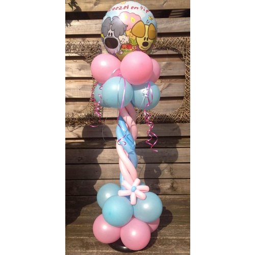 Woezel en Pip balloon pilaar draai (per 1 pilaar) Woezel en Pip balloon pilaar draai (per 1 pilaar)
