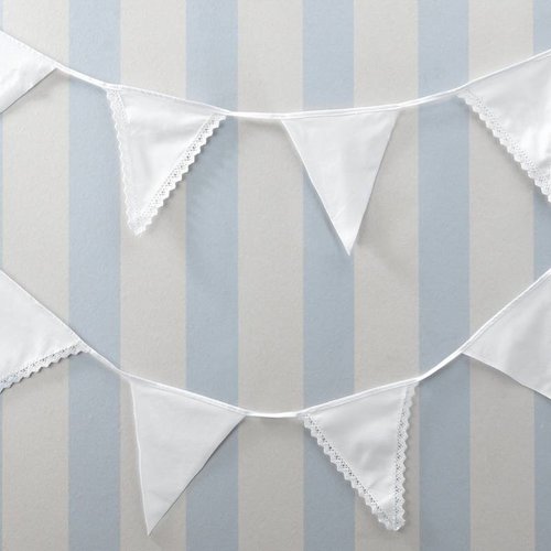 Vintage lace stoffen witte vlaggenlijn Vintage lace stoffen witte vlaggenlijn