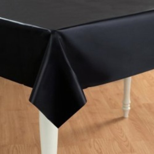 Zwart tafelkleed Zwart tafelkleed