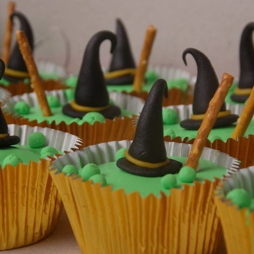 Voorbeeld heksen cupcake Voorbeeld heksen cupcake