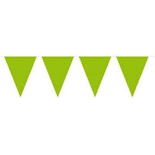 Vlaggenlijn, lime groen Vlaggenlijn, lime groen