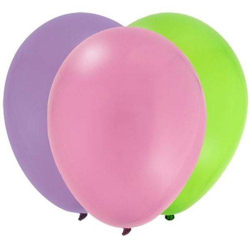 Ballonnen (licht roze, paars & groen) 30 ballonnen Ballonnen (licht roze, paars & groen) 30 ballonnen
