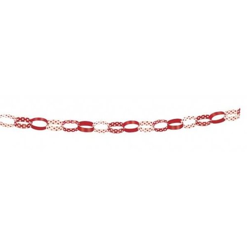 Rode stip kettingslinger 150 cm Rode stip kettingslinger 150 cm