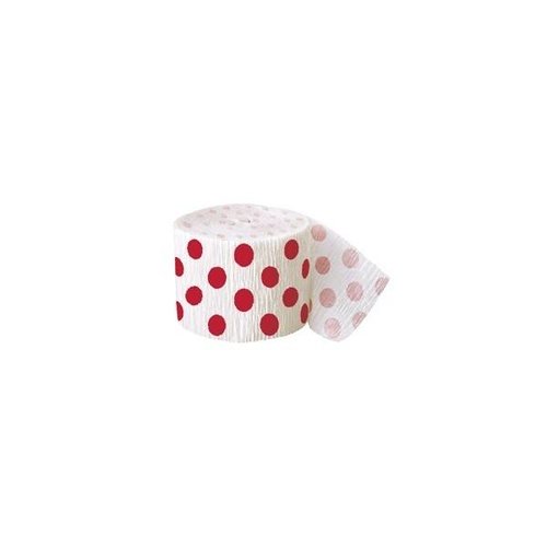 Rode stip papiersinger 360 cm Rode stip papiersinger 360 cm