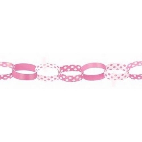 Roze stip kettingslinger 150 cm Roze stip kettingslinger 150 cm