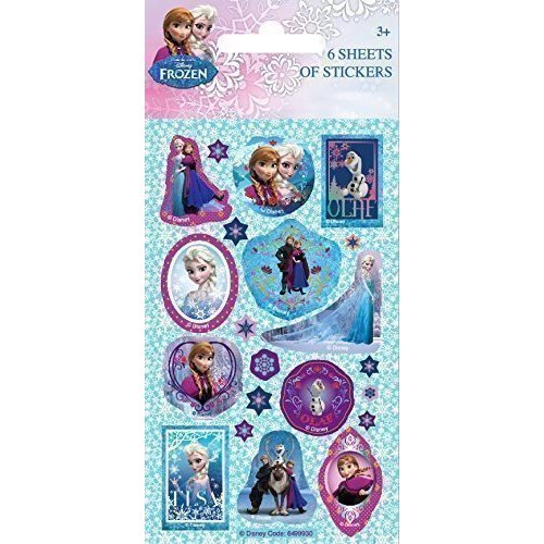 Uitdeelcadeautjes Frozen: 6 sticker vellen Uitdeelcadeautjes Frozen: 6 sticker vellen