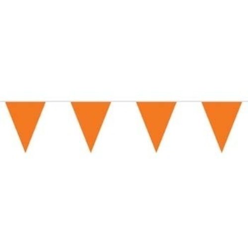 Vlaggenlijn 10 meter oranje Vlaggenlijn 10 meter oranje