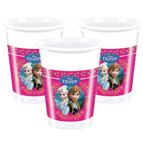 Frozen Disney bekers, 8 stuks Frozen Disney bekers, 8 stuks