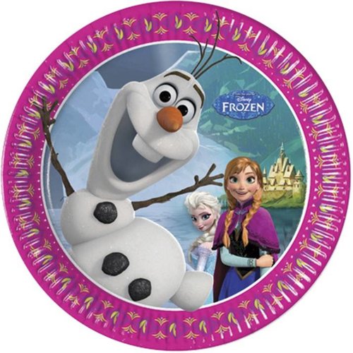 Frozen Disney Olaf gebaksbordjes (winter) Frozen Disney Olaf gebaksbordjes (winter)