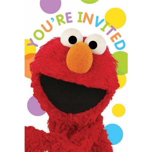 Elmo uitnodigingen verjaardag Elmo uitnodigingen verjaardag