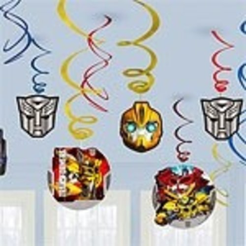 Transformers Prime hangdecoratie (12 stuks) Transformers Prime hangdecoratie (12 stuks)