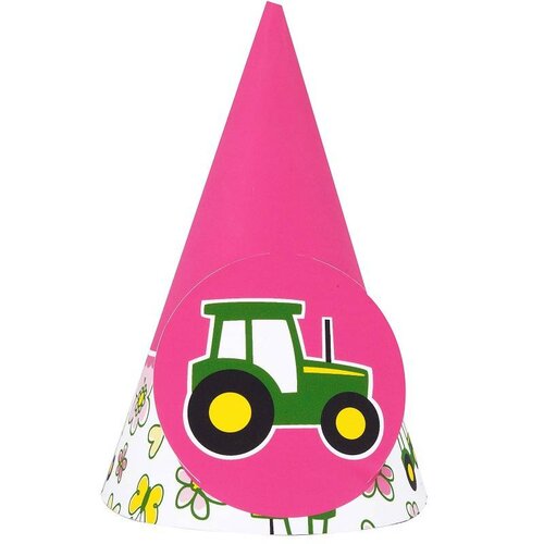 John Deere meisje verjaardagshoedjes 8x John Deere meisje verjaardagshoedjes 8x
