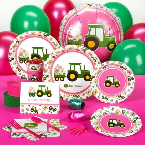 John Deere feestpakket meisjes 8 persoons. John Deere feestpakket meisjes 8 persoons.