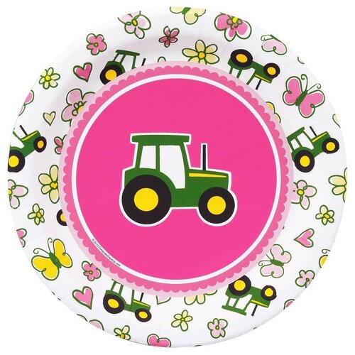 John Deere gebaksbordjes meisje John Deere gebaksbordjes meisje