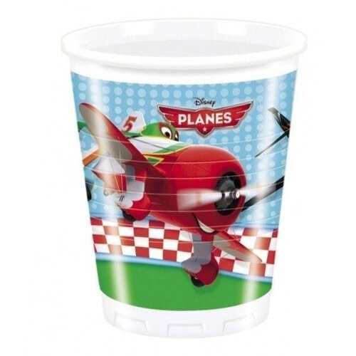 Planes bekers 8 stuks Planes bekers 8 stuks