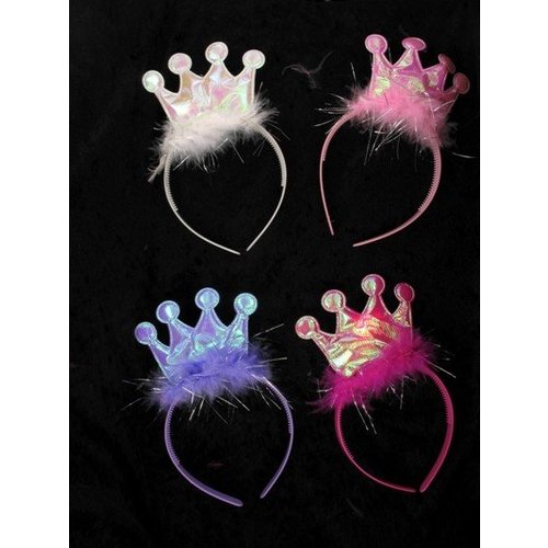 Kroontjes diadeem met licht Kroontjes diadeem met licht