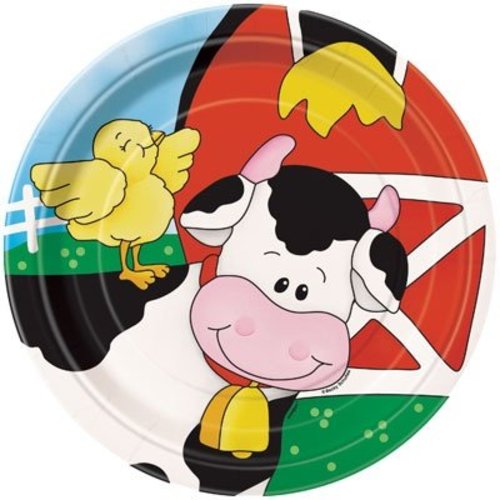 Gebaksbordje, boerderijfeestje 1 jaar Gebaksbordje, boerderijfeestje 1 jaar