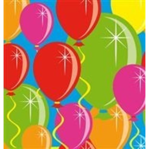 Servet, met afbeelding ballonnen Servet, met afbeelding ballonnen