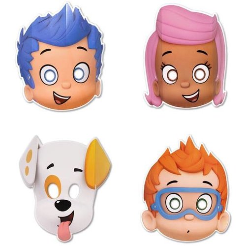 Bubble Guppies maskers 8x Bubble Guppies maskers 8x