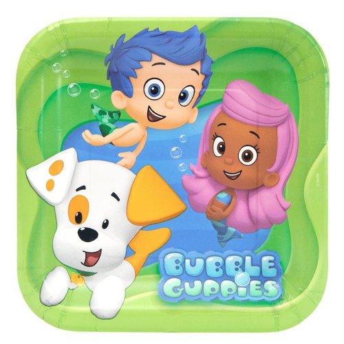 Bubble Guppies, gebaksbordjes 8 stuks Bubble Guppies, gebaksbordjes 8 stuks