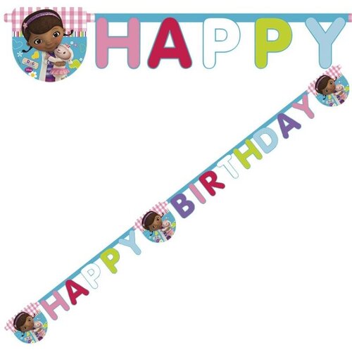 Doc McStuffins slinger GROOT (tekst happy birthday) Doc McStuffins slinger GROOT (tekst happy birthday)