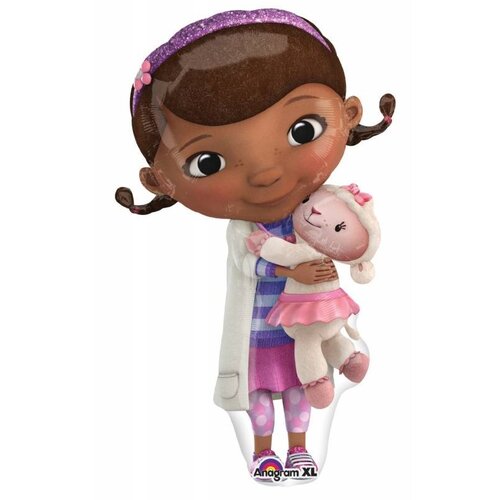 Doc McStuffins folie ballon MEGA GROOT in vorm van de speelgoeddokter Doc McStuffins folie ballon MEGA GROOT in vorm van de speelgoeddokter