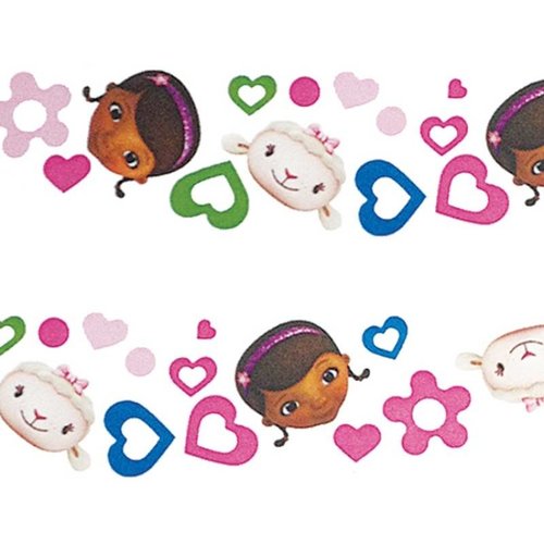 Doc McStuffins tafelversiering / confetti Doc McStuffins tafelversiering / confetti