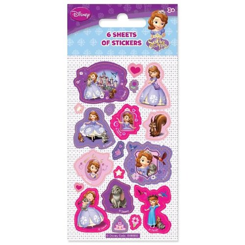 uitdeelkadootjes Sofia het prinsesje (6 sticker vellen) uitdeelkadootjes Sofia het prinsesje (6 sticker vellen)