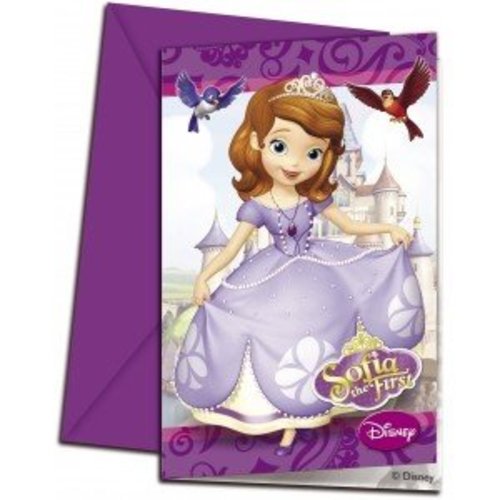 Sofia het prinsesje uitnodigingskaarten. Sofia het prinsesje uitnodigingskaarten.