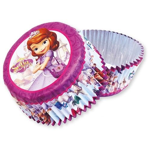 Sofia het prinsesje 24x cupcakes bakvormpjes Sofia het prinsesje 24x cupcakes bakvormpjes