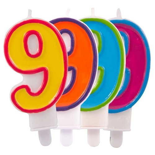 verjaardagskaars 9 verjaardagskaars 9