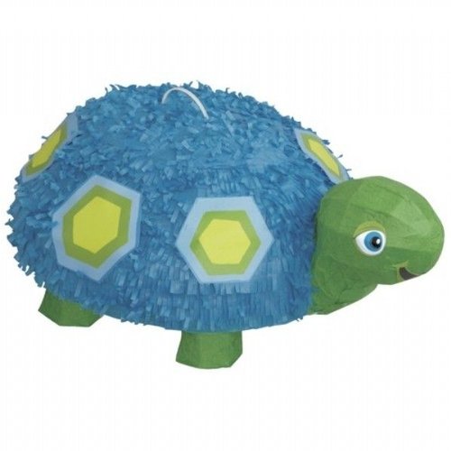 Pinata blauw, 1e verjaardag schildpad Pinata blauw, 1e verjaardag schildpad