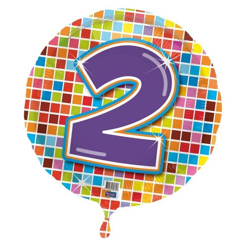 Folie ballon 2 jaar blocks Folie ballon 2 jaar blocks