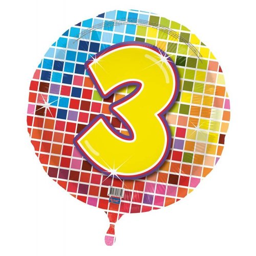 Folie ballon 3 jaar blocks Folie ballon 3 jaar blocks