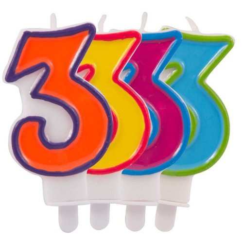 verjaardagskaars 3 verjaardagskaars 3