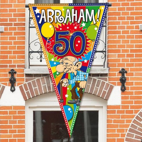 Abraham mega balkon/deur punt vlag Abraham mega balkon/deur punt vlag