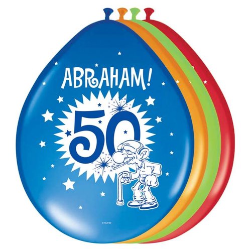 50 jaar Abraham feestartikelen ballonnen 50 jaar Abraham feestartikelen ballonnen