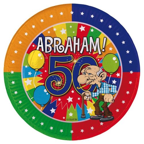 Abraham gebaksbordjes Abraham gebaksbordjes