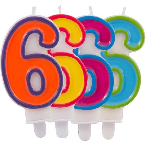 verjaardagskaars 6 verjaardagskaars 6
