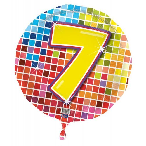 Folie ballon 7 jaar blocks Folie ballon 7 jaar blocks