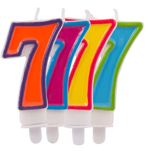 verjaardagskaars 7 verjaardagskaars 7