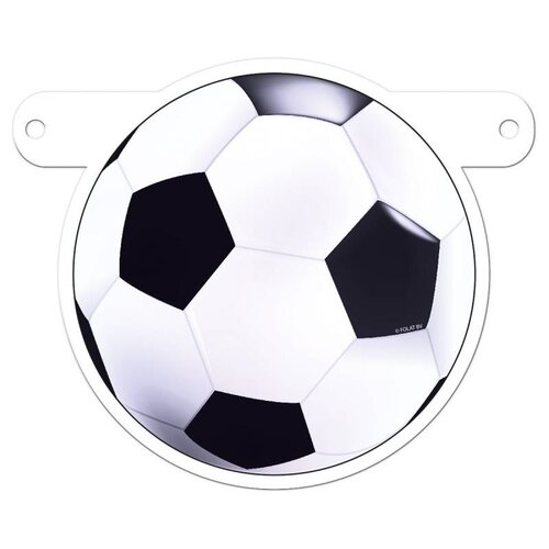 Letterslinger tussenstuk voetbal Letterslinger tussenstuk voetbal