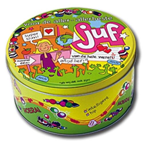 snoepblikje voor de aller - allerbeste juf snoepblikje voor de aller - allerbeste juf