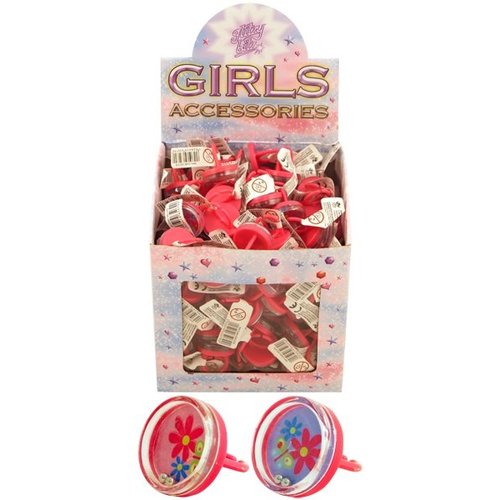 Roze ring met spelletje, uitdeelcadeautje Roze ring met spelletje, uitdeelcadeautje