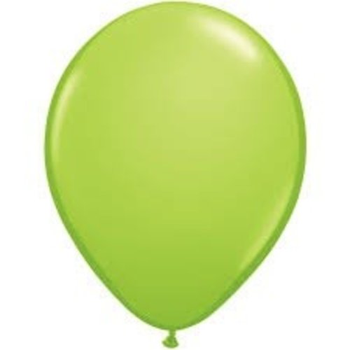 Ballon lime groen 10 stuks mettalic Ballon lime groen 10 stuks mettalic
